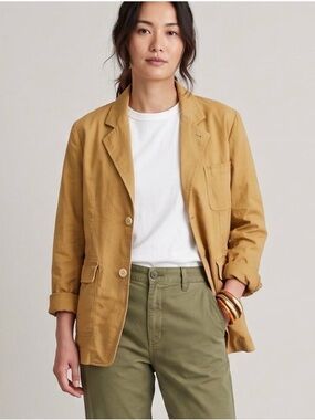 Alex Mill Khaki Utility Blazer